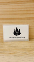 Pfingst-Aufkleber: Apst. 1.8 - Feuer