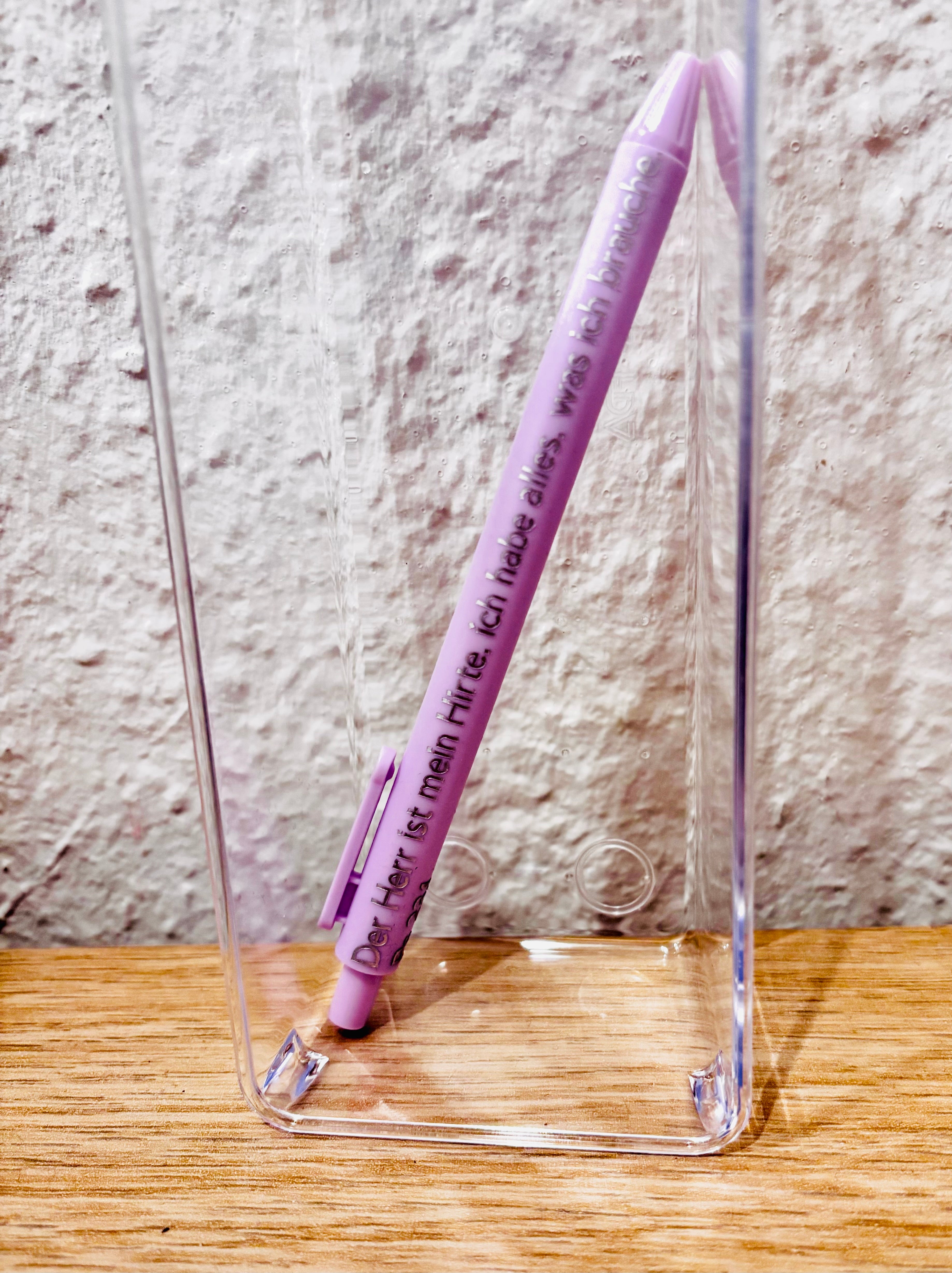 Kugelschreiber mit Bibelverse