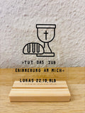 Osterdeko für den Schreibtisch