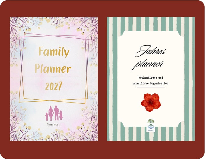 Family planner 2027 für Frauen