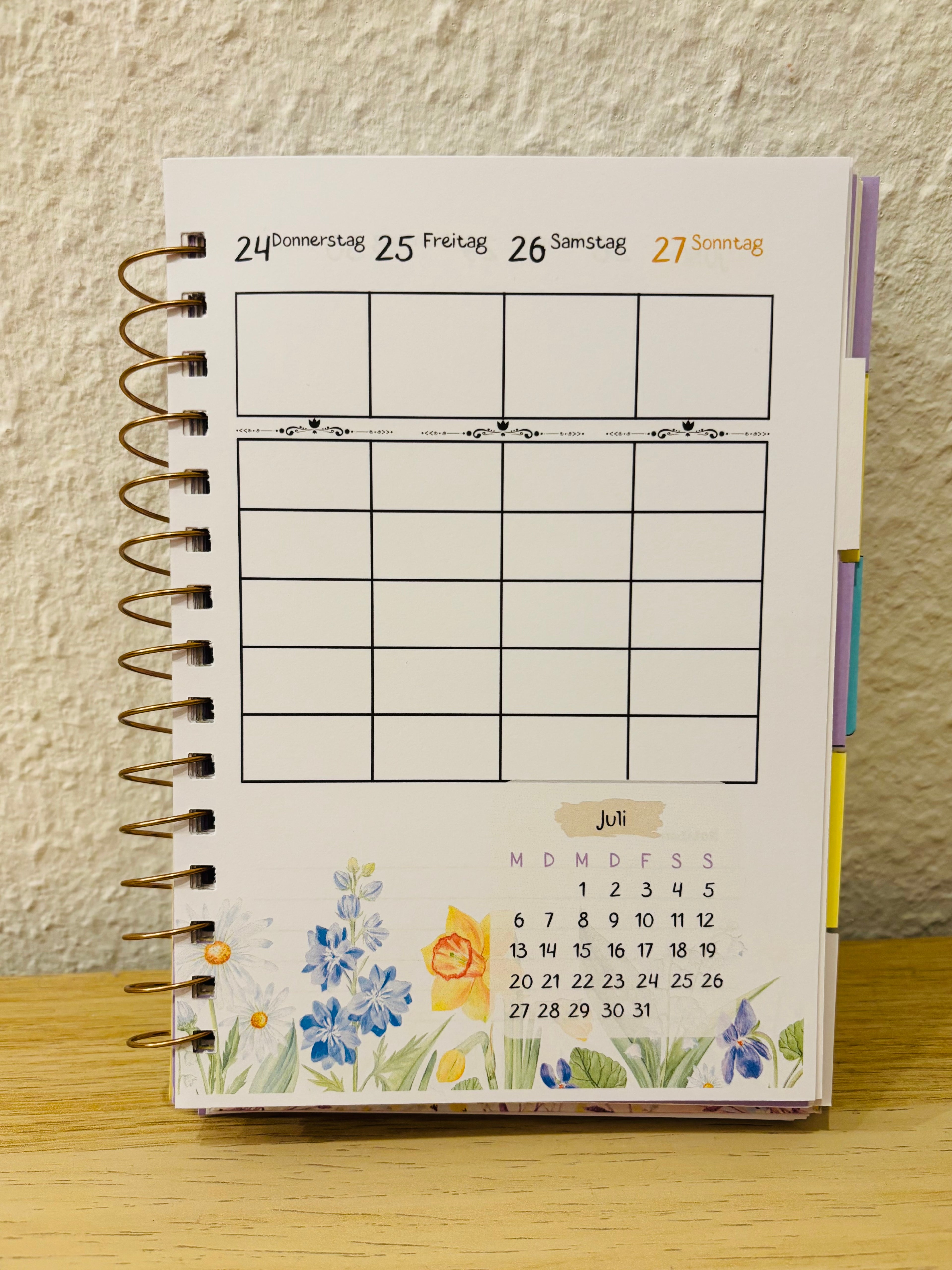 Family planner 2027 für Frauen
