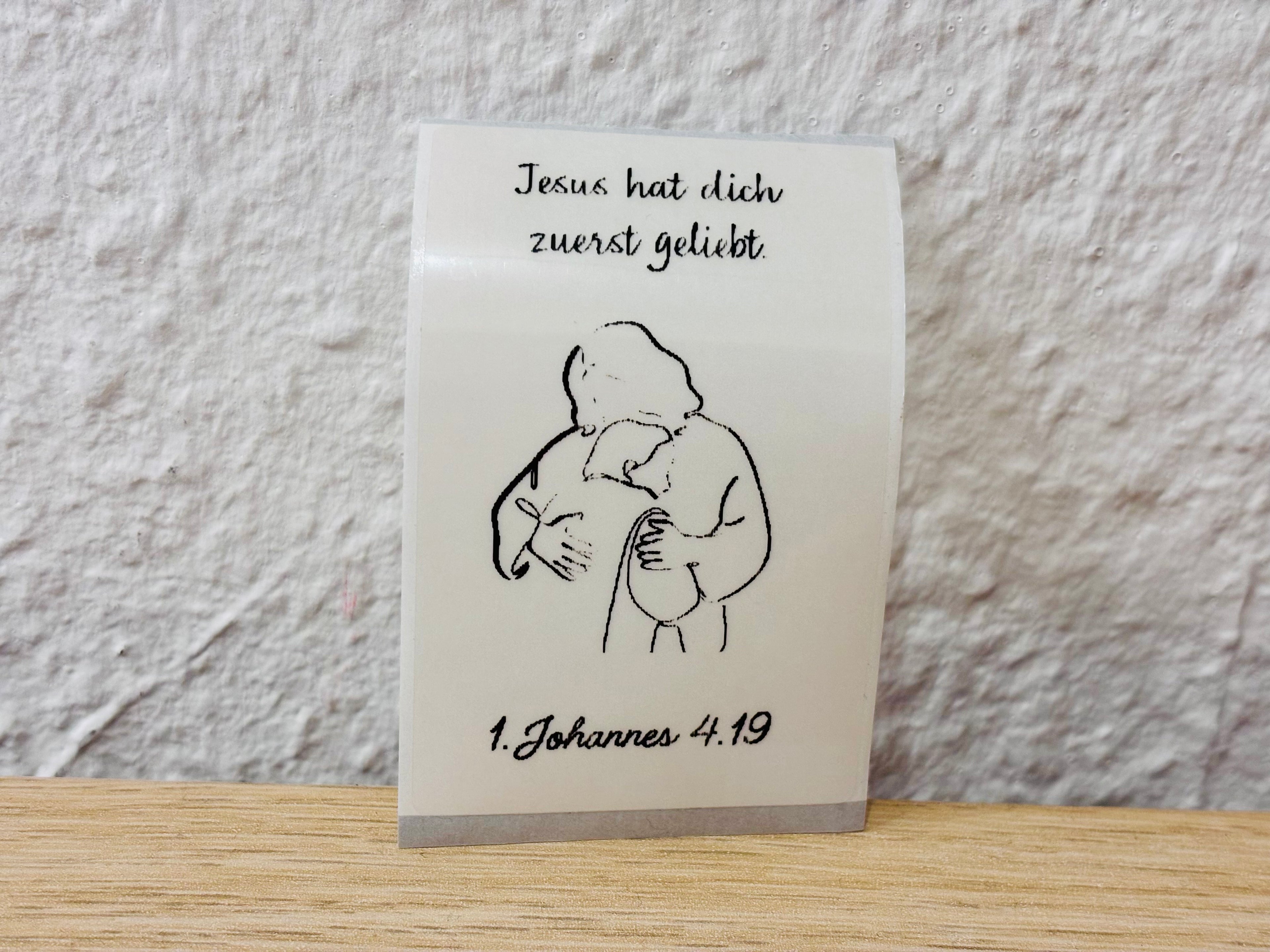 Stickers: 1 Johannes 4.19