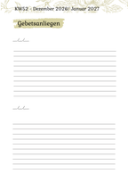 Prayer Journal 2027