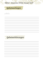 Prayer Journal 2027
