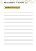 Prayer Journal 2027