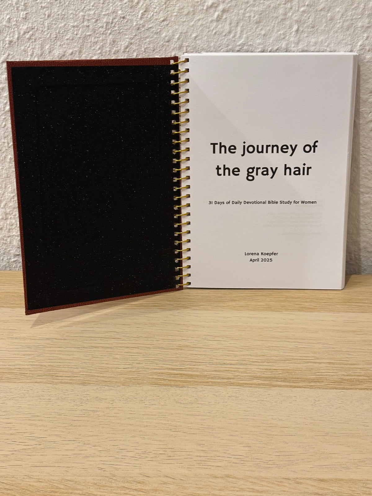 English Andachsbuch: The Journey of Gray Hair, Rustic version