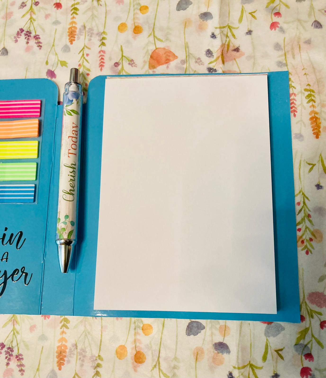 Notebook set: Post it + Notepad (includes the Stabilo Set)
