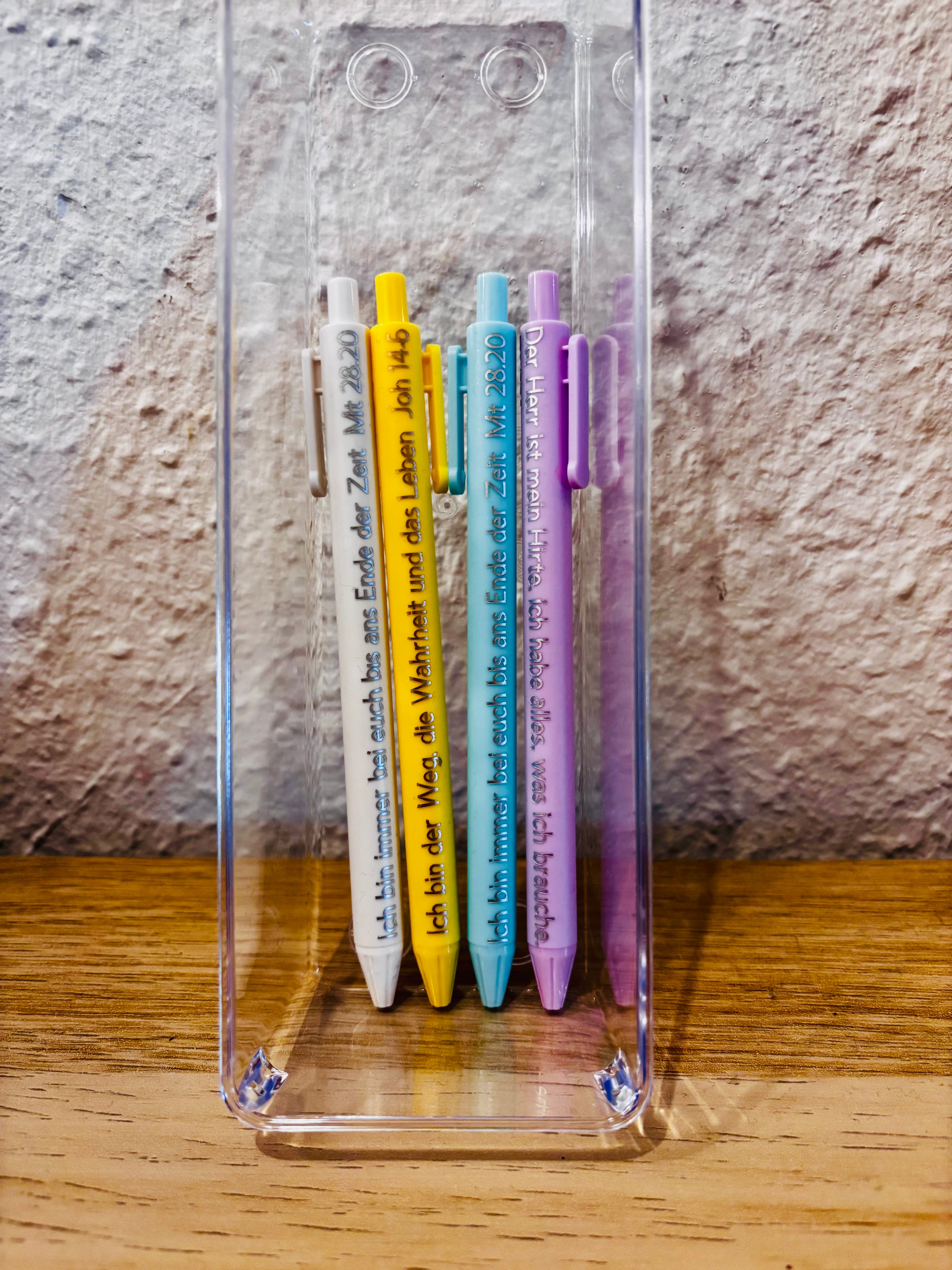 Kugelschreiber mit Bibelverse