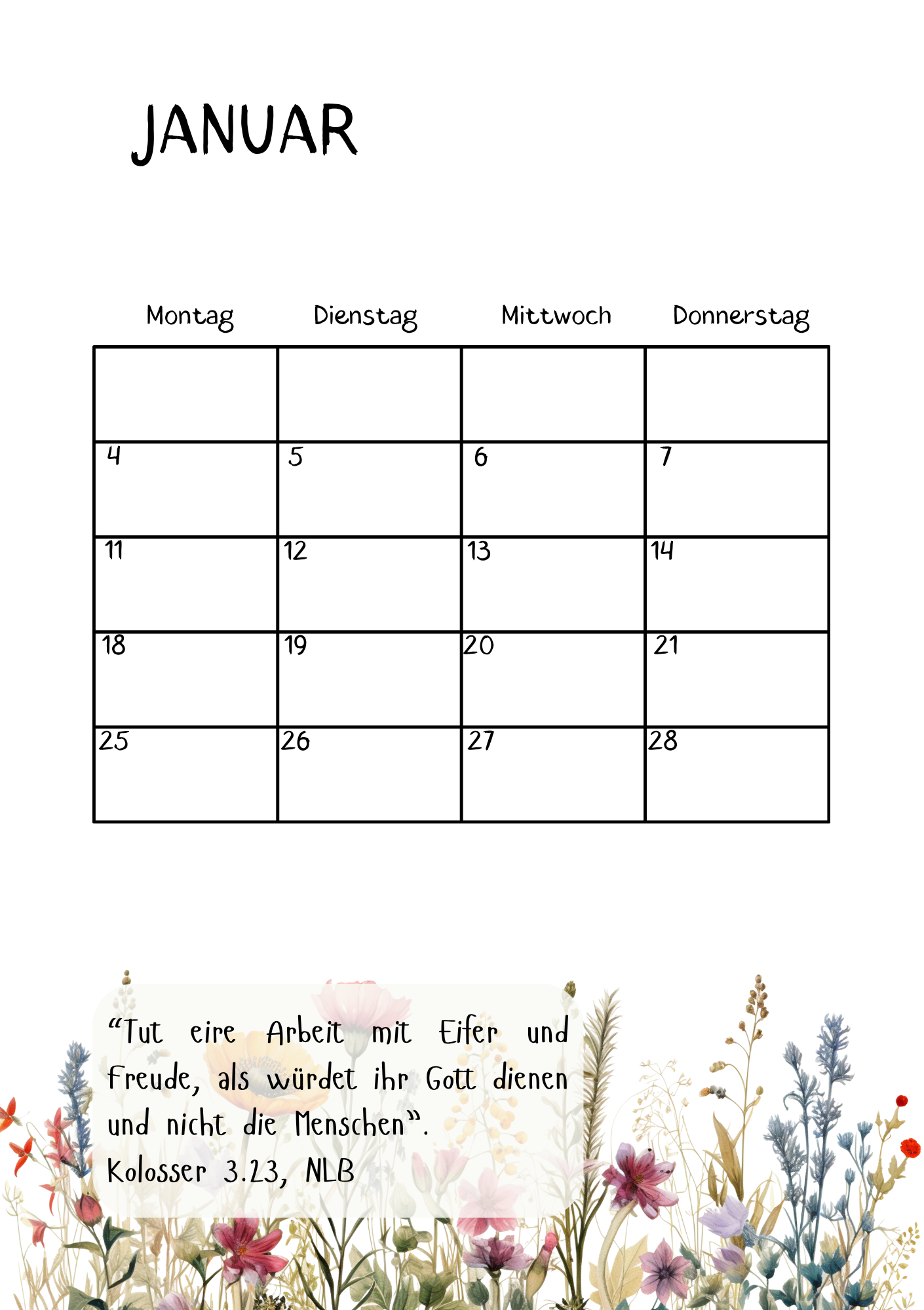 Family planner 2027 für Frauen