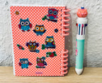 Notizheft + Buntstift