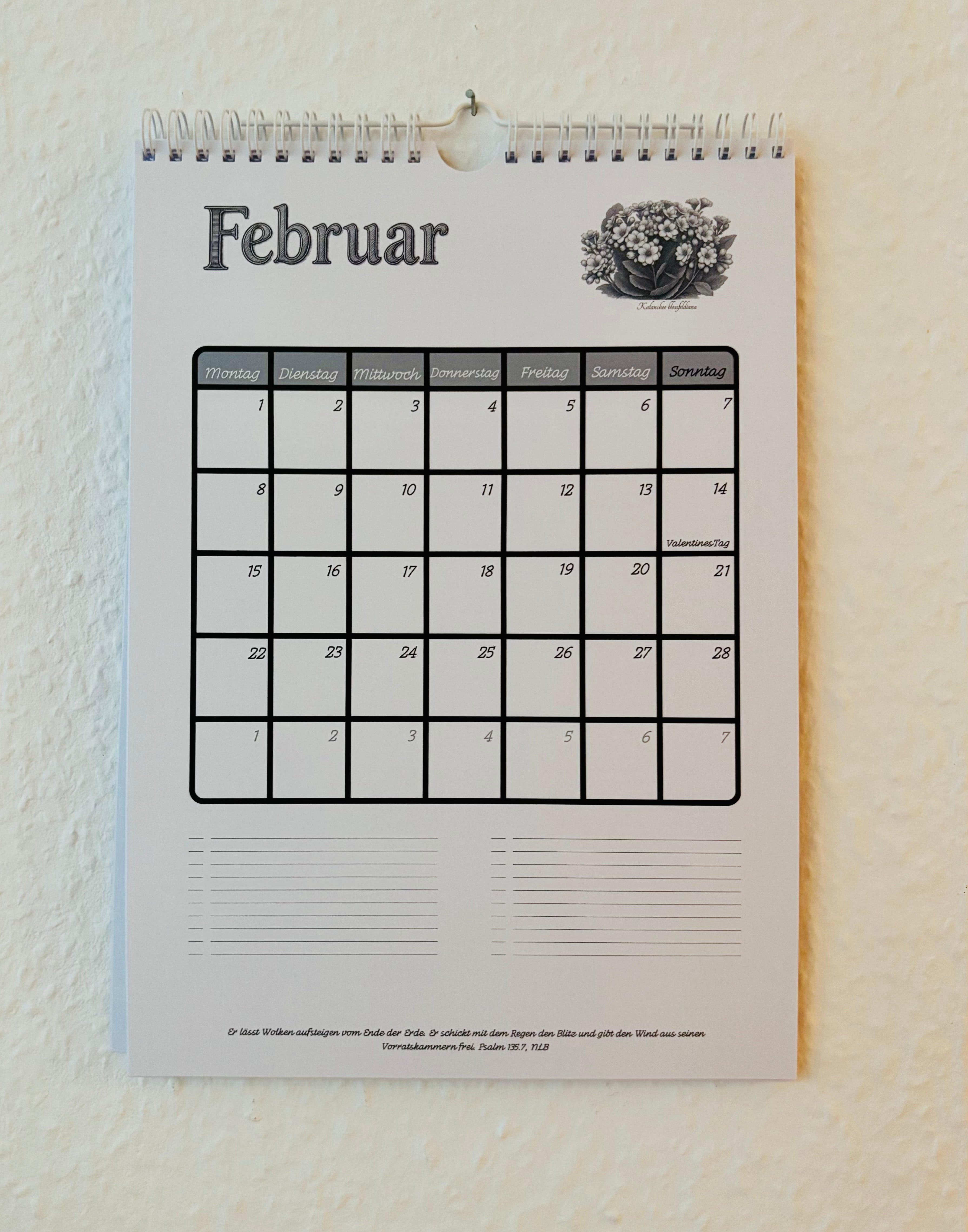 Wandkalender 2027