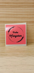 Aufklebern: Frohe Pfingsten