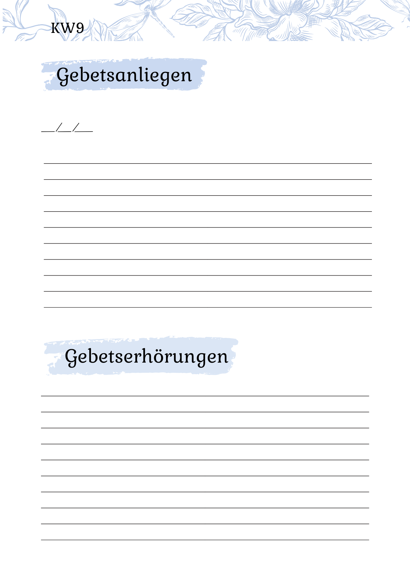 Prayer Journal 2027