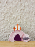 Stickers: Matthäus 28.6 - Grau