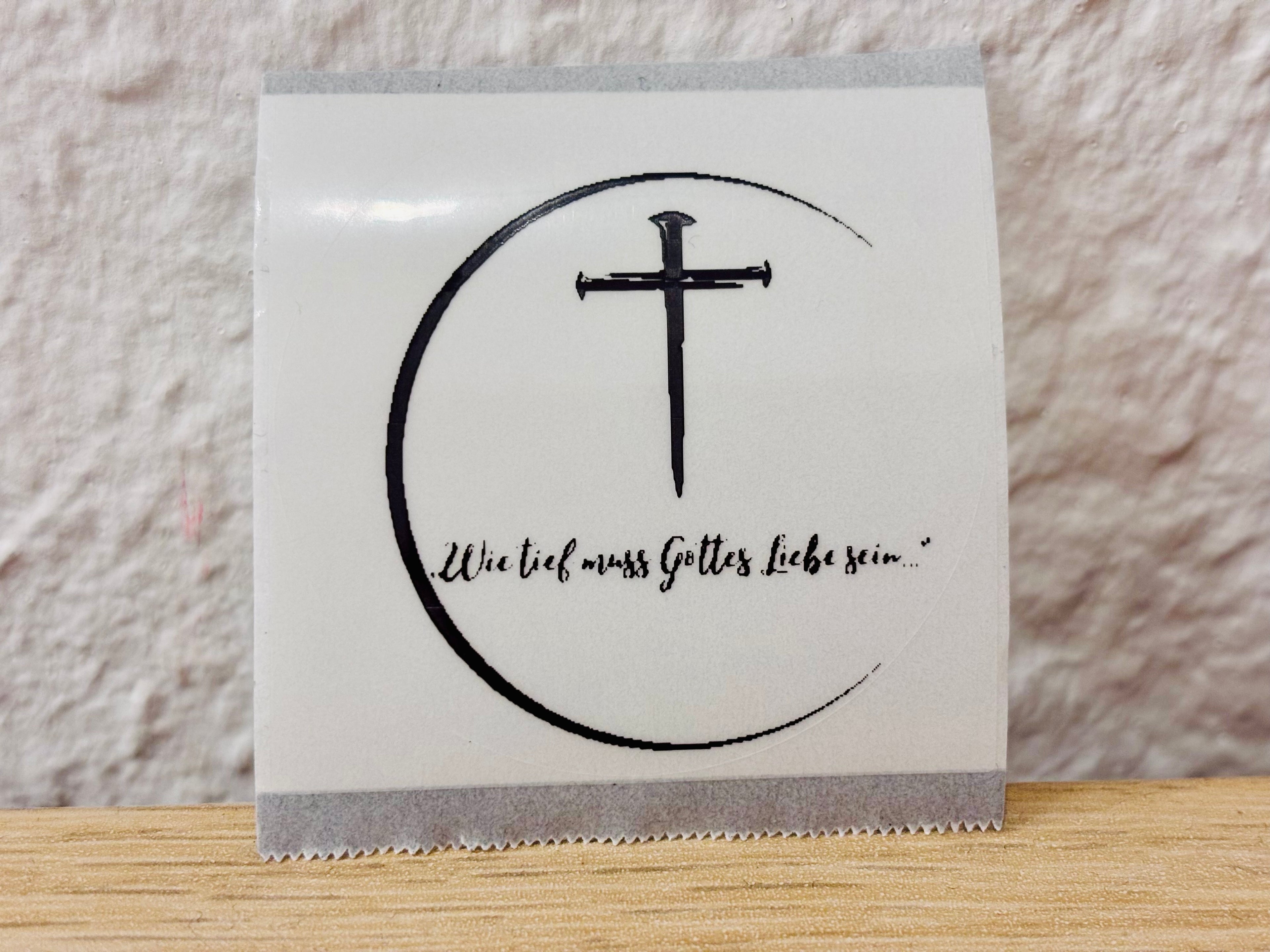 Stickers: wie tief muss Gottes Liebe sein