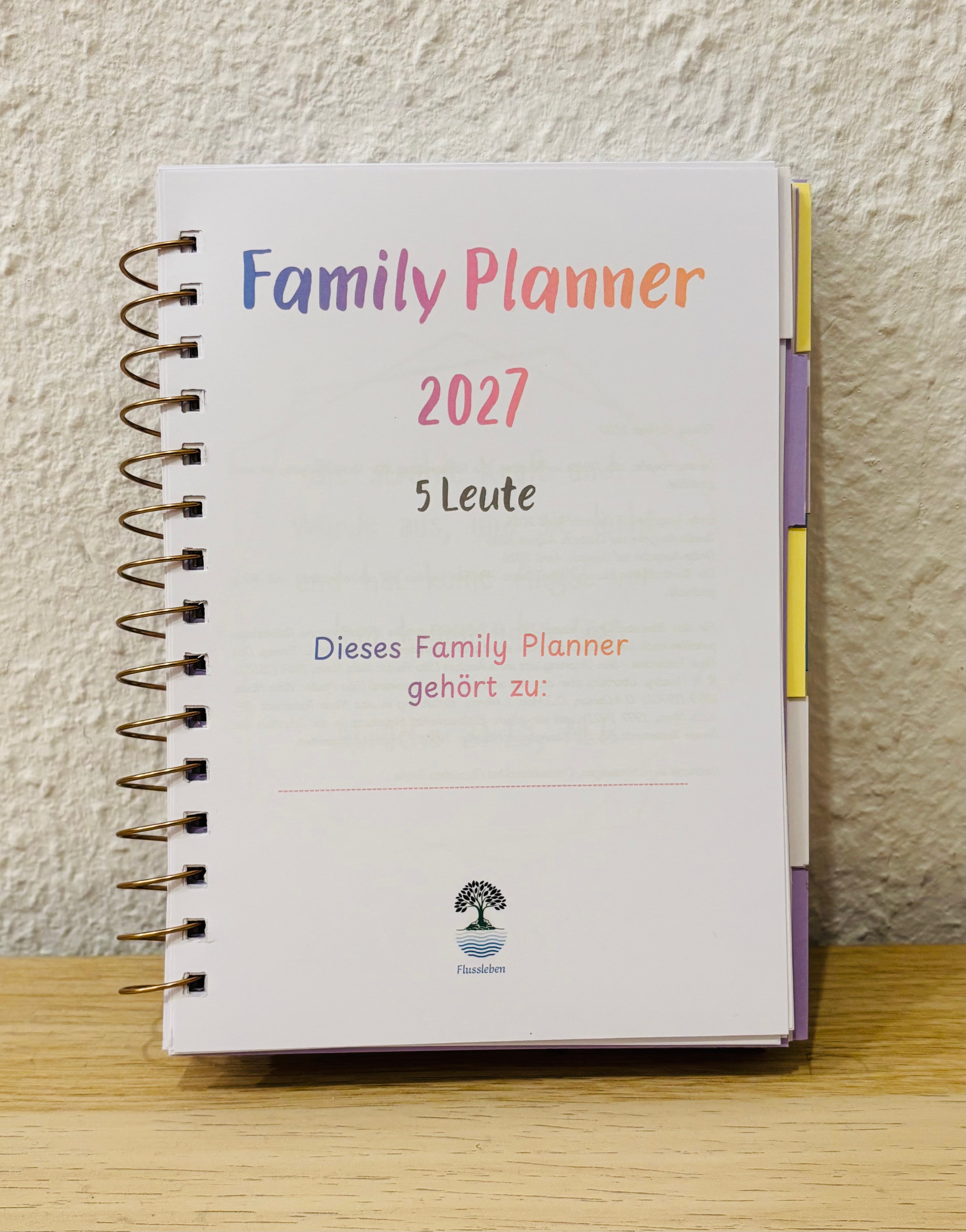 Family planner 2027 für Frauen
