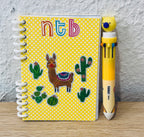 Notizheft + Buntstift