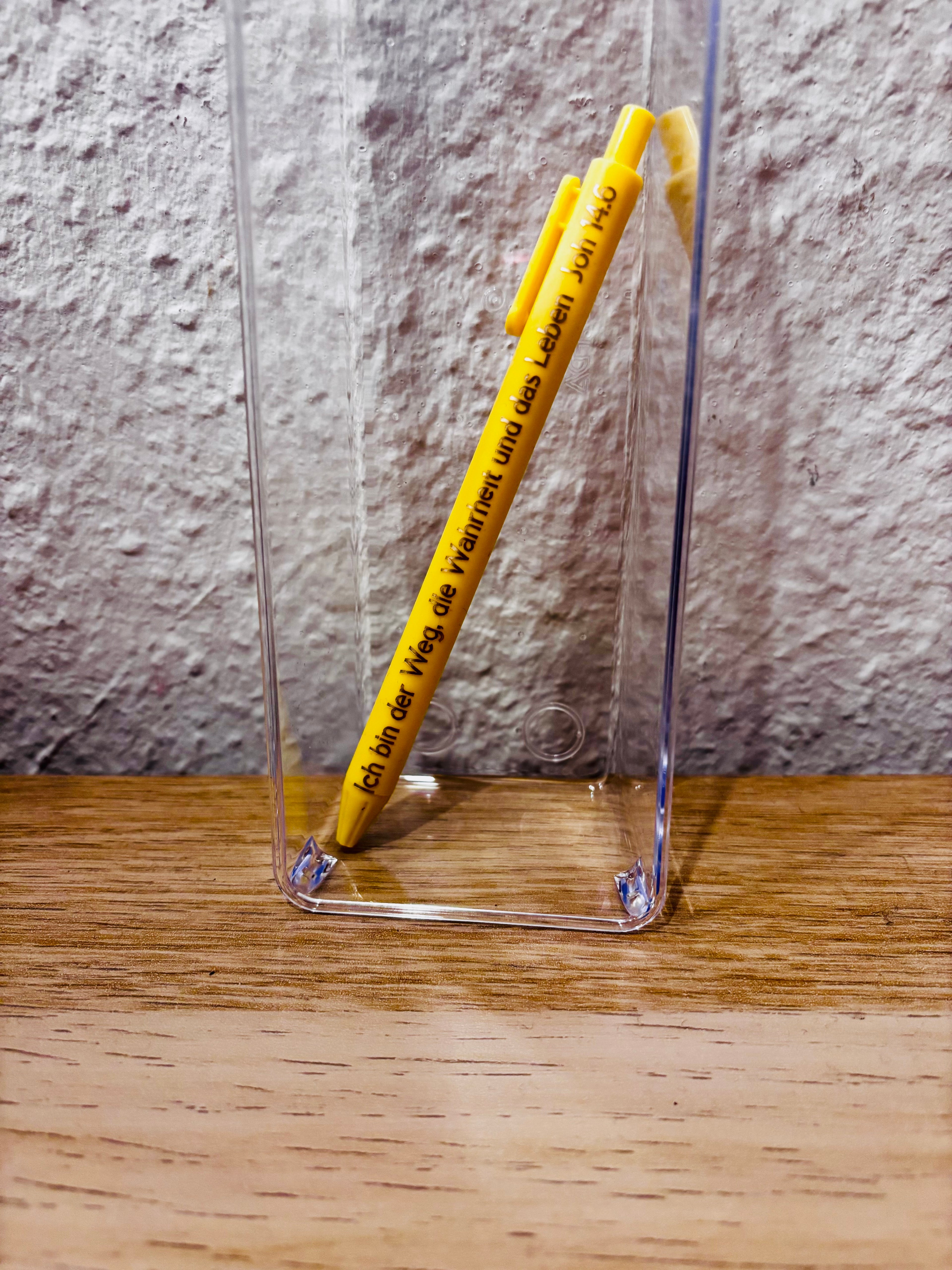 Kugelschreiber mit Bibelverse