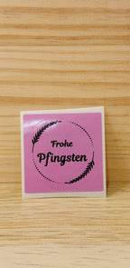 Aufklebern: Frohe Pfingsten