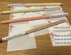Set 18 Etiketten für Buntstifte - Schulkind 2026/27