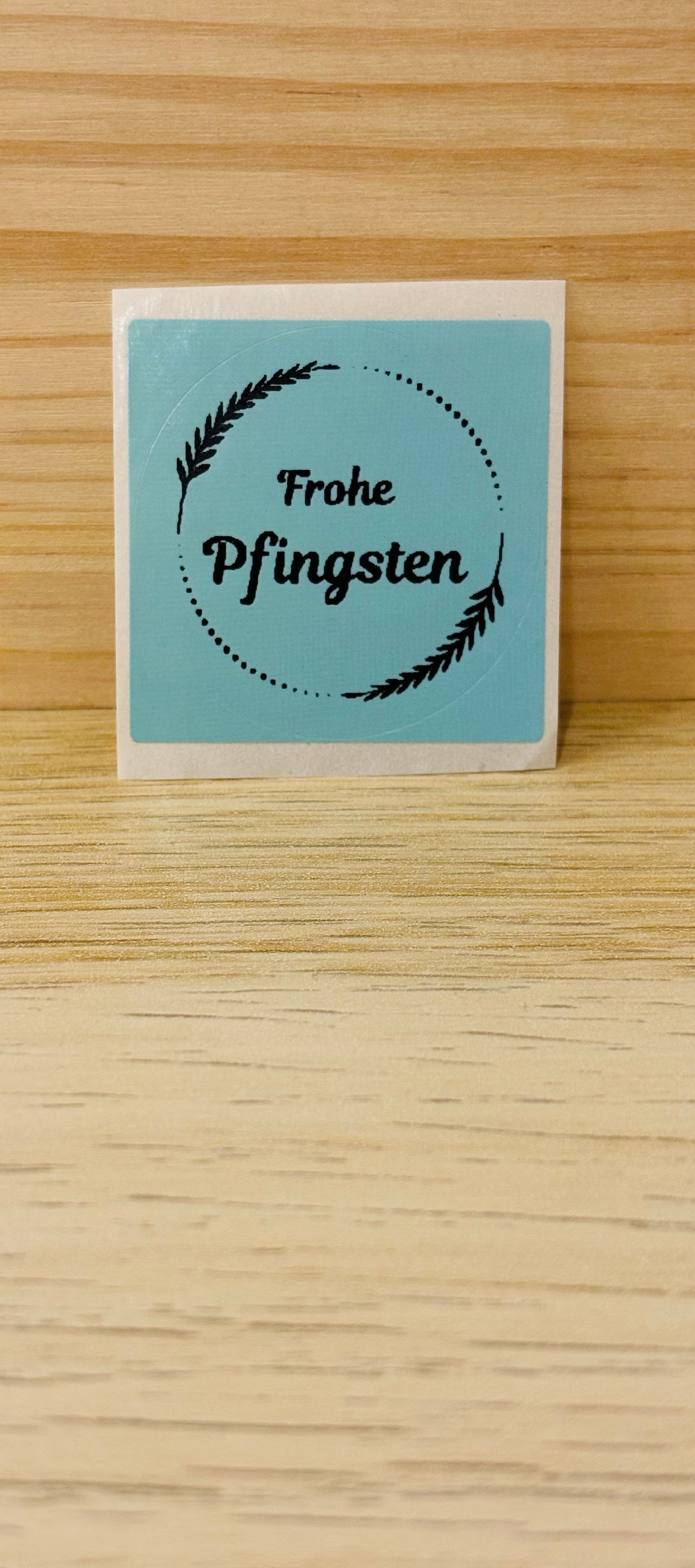 Aufklebern: Frohe Pfingsten