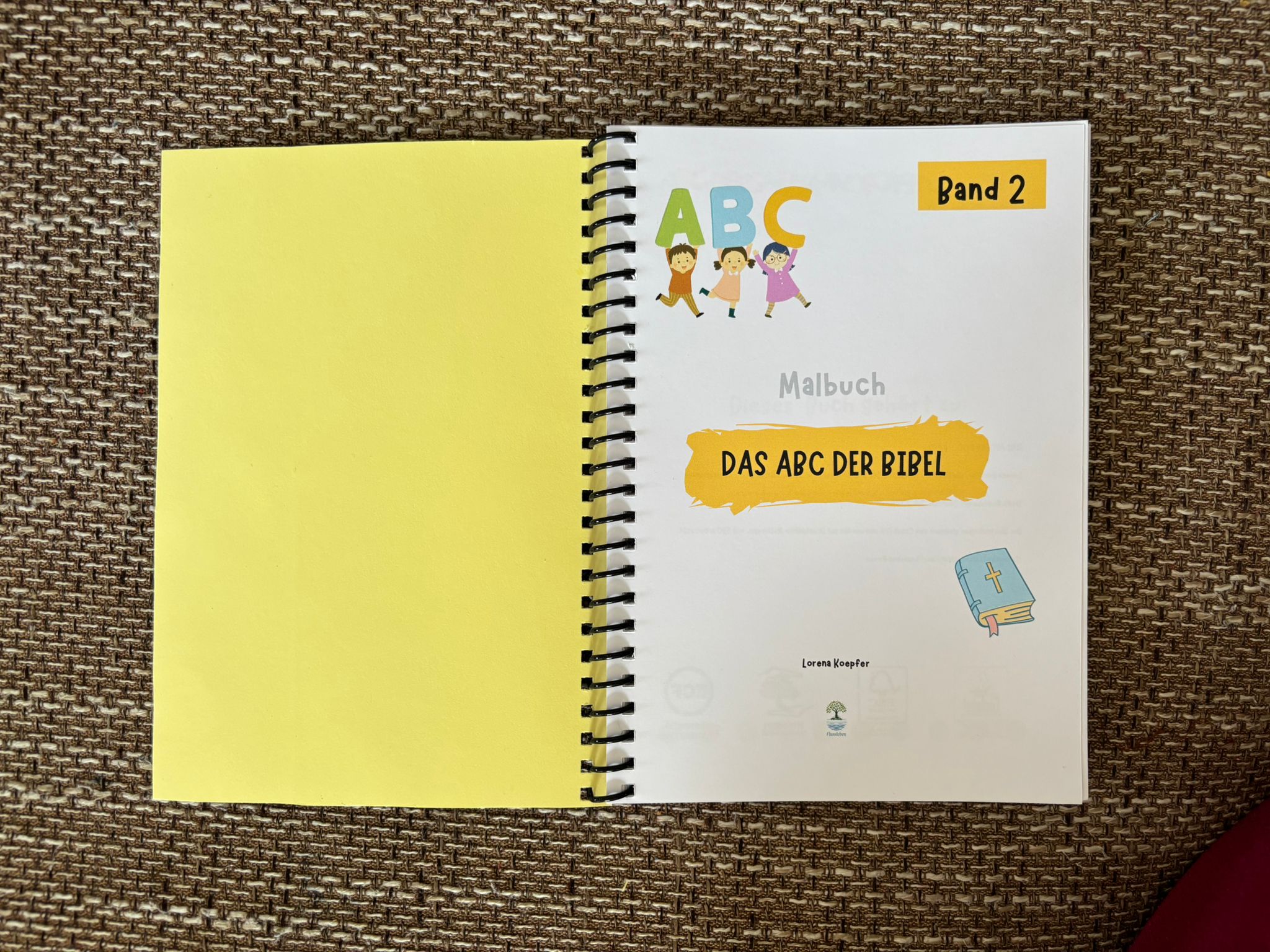 Malbuch "Das ABC del Bibel"