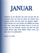 Terminkalender für Männer 2027