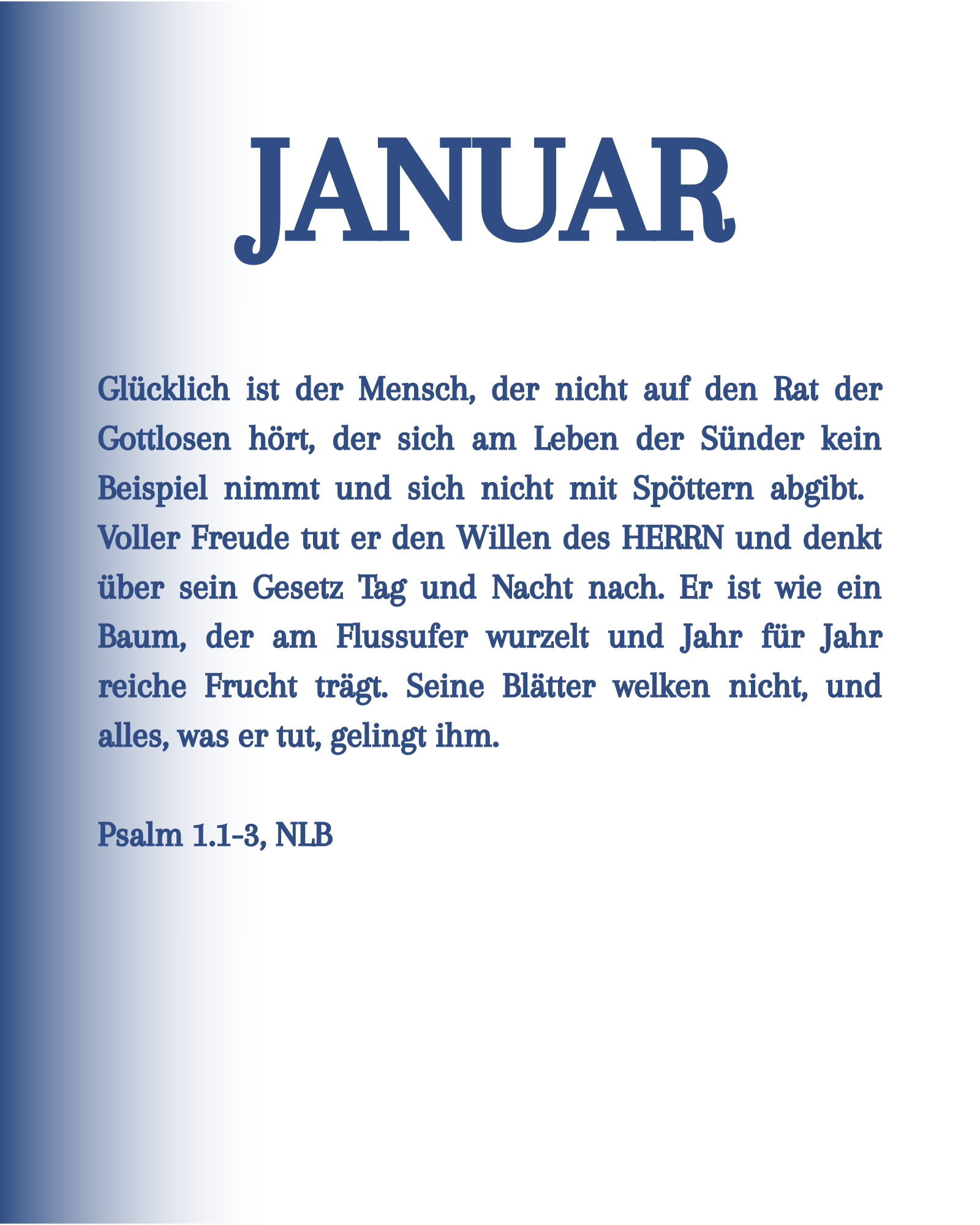 Terminkalender für Männer 2027