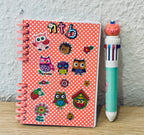 Notizheft + Buntstift
