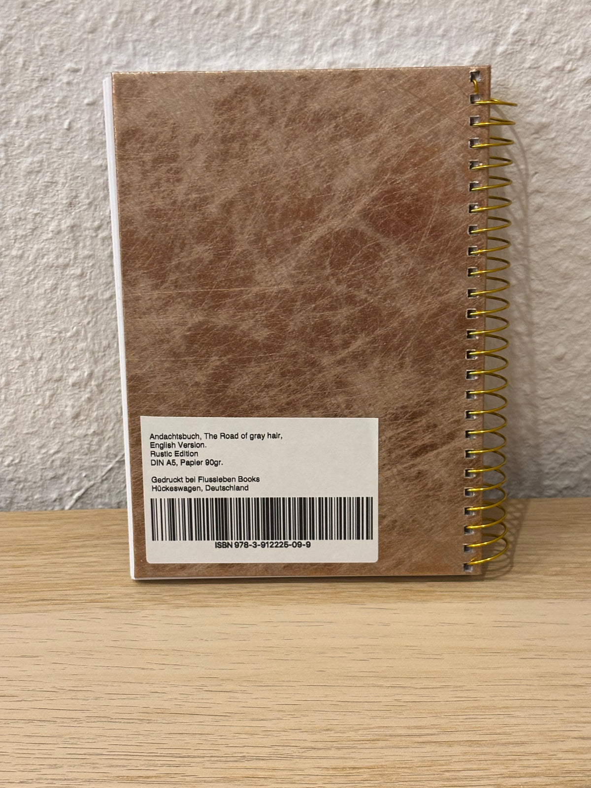 English Andachsbuch: The Journey of Gray Hair, Rustic version