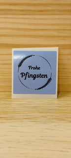 Aufklebern: Frohe Pfingsten