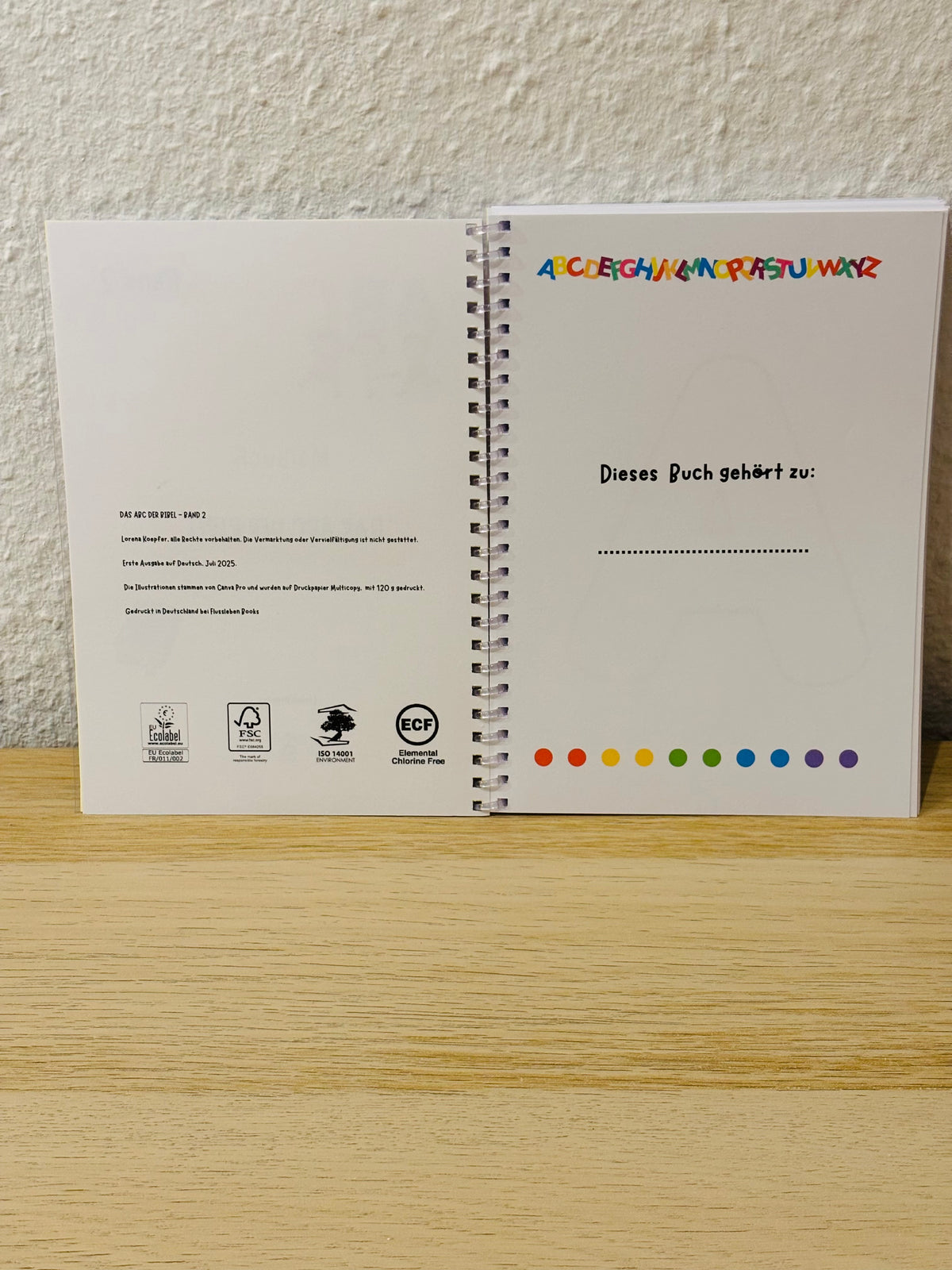 Malbuch "Das ABC del Bibel"