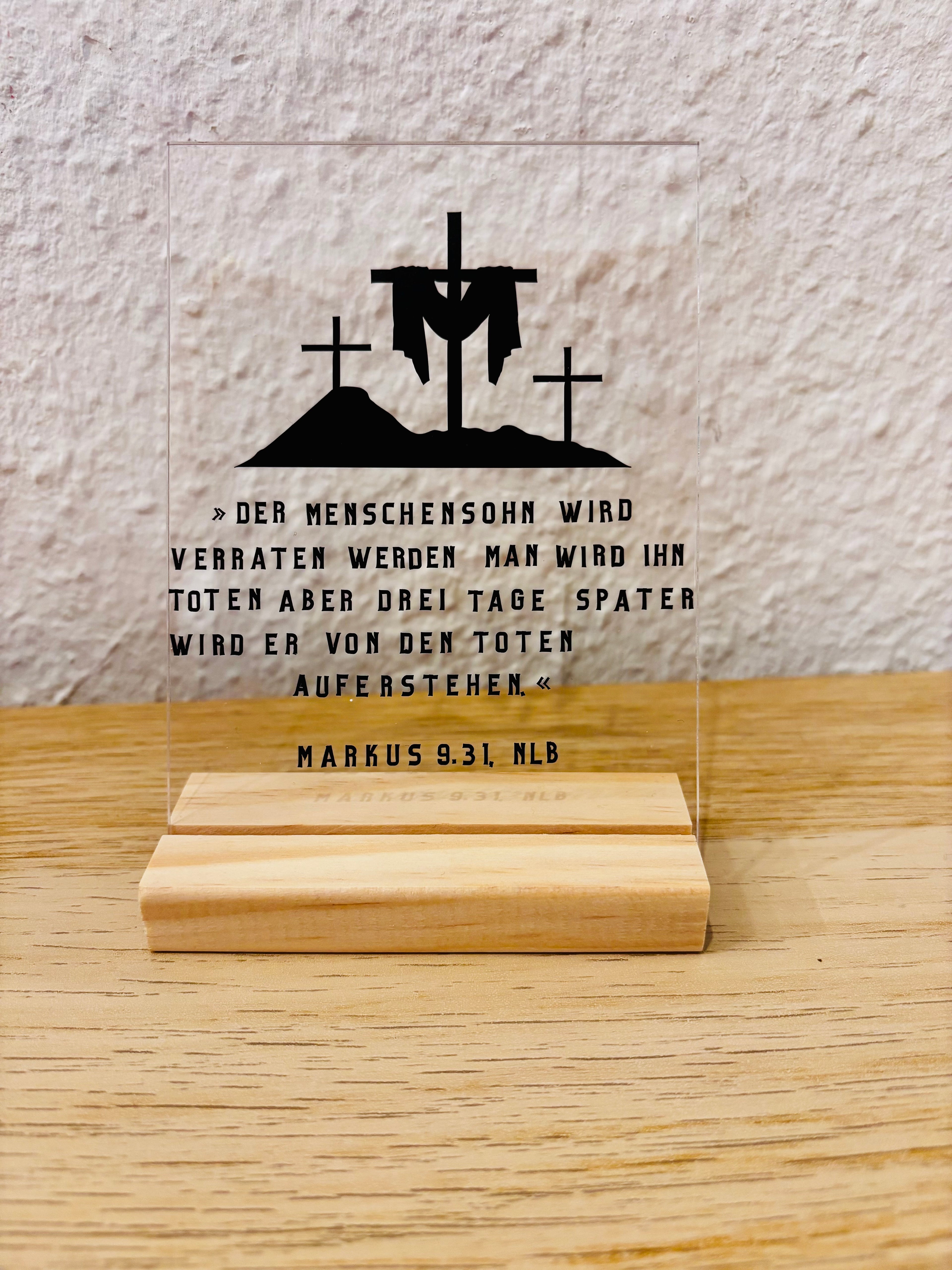 Osterdeko für den Schreibtisch