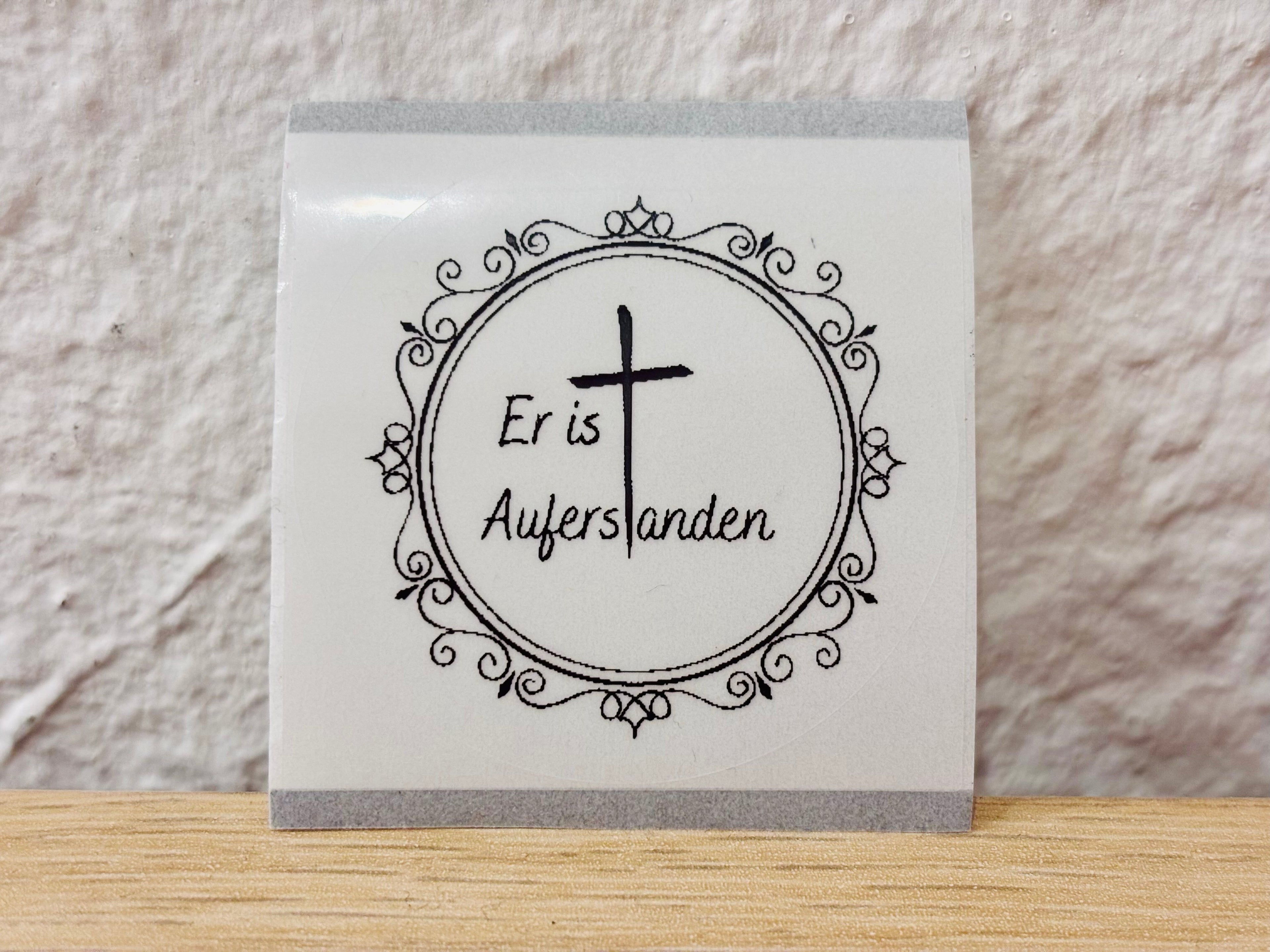 Stickers: „Er ist Auferstanden“