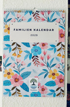 Wand Familien Kalender 2026 - 6 Leute