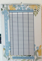 Wand Familien Kalender - 4 Leute