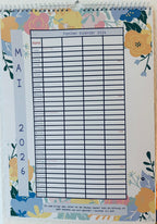 Wand Familien Kalender - 4 Leute