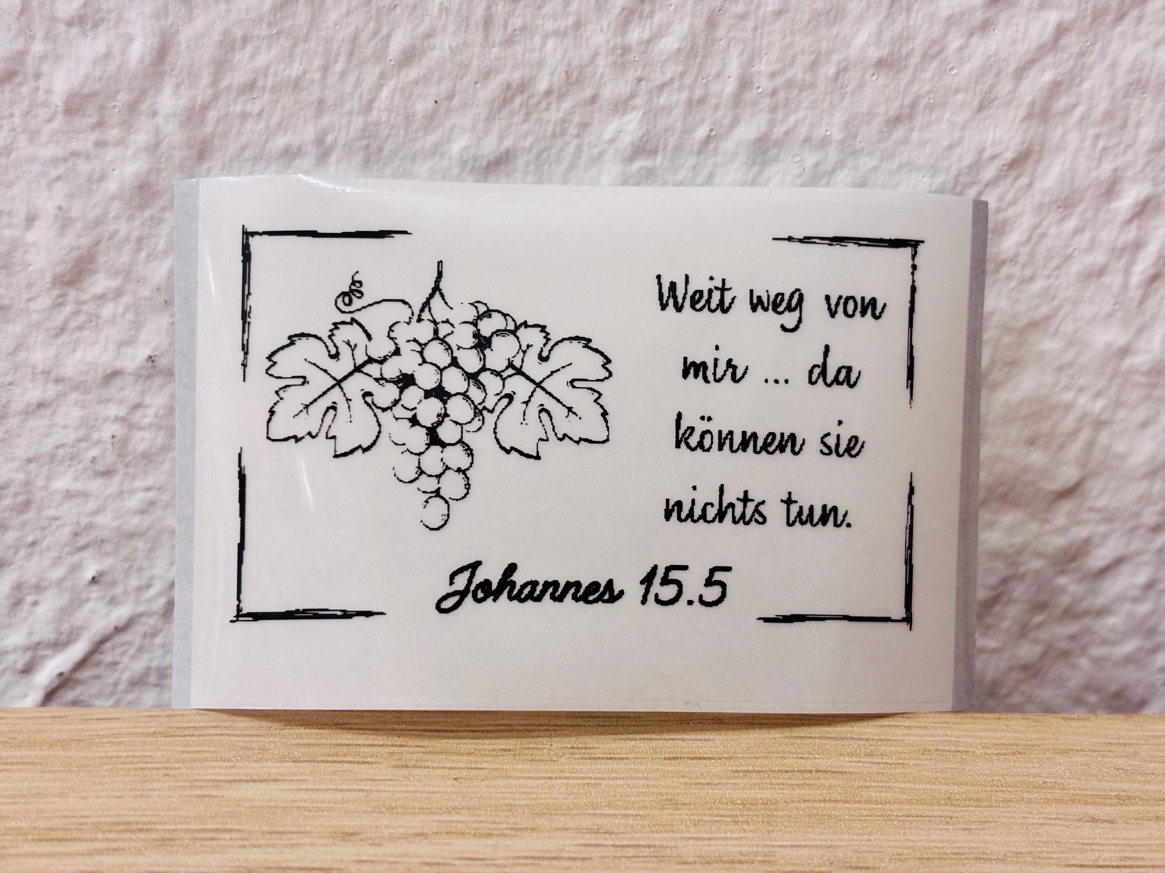 Stickers: Johannes 15.5