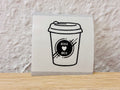 Stickers: Jesus lieb dich - Kaffee