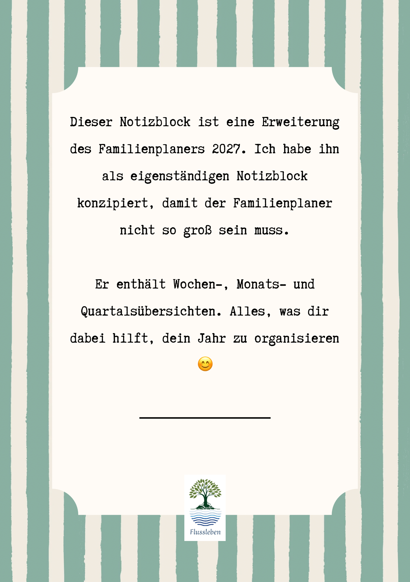 Jahres planner