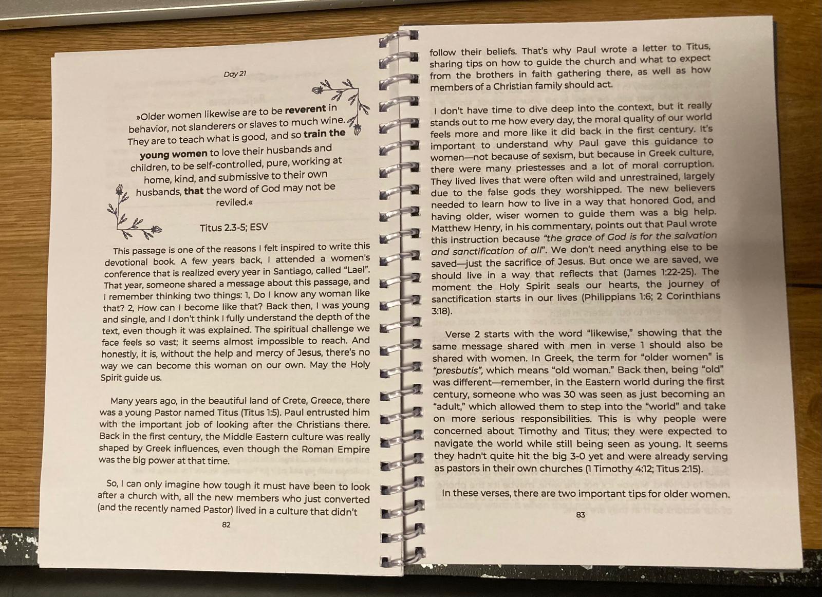 English Andachtsbuch für Frauen: The Journey of gray hair