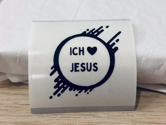 Set mit 10 transparenten Aufklebern, 50 x 50 mm