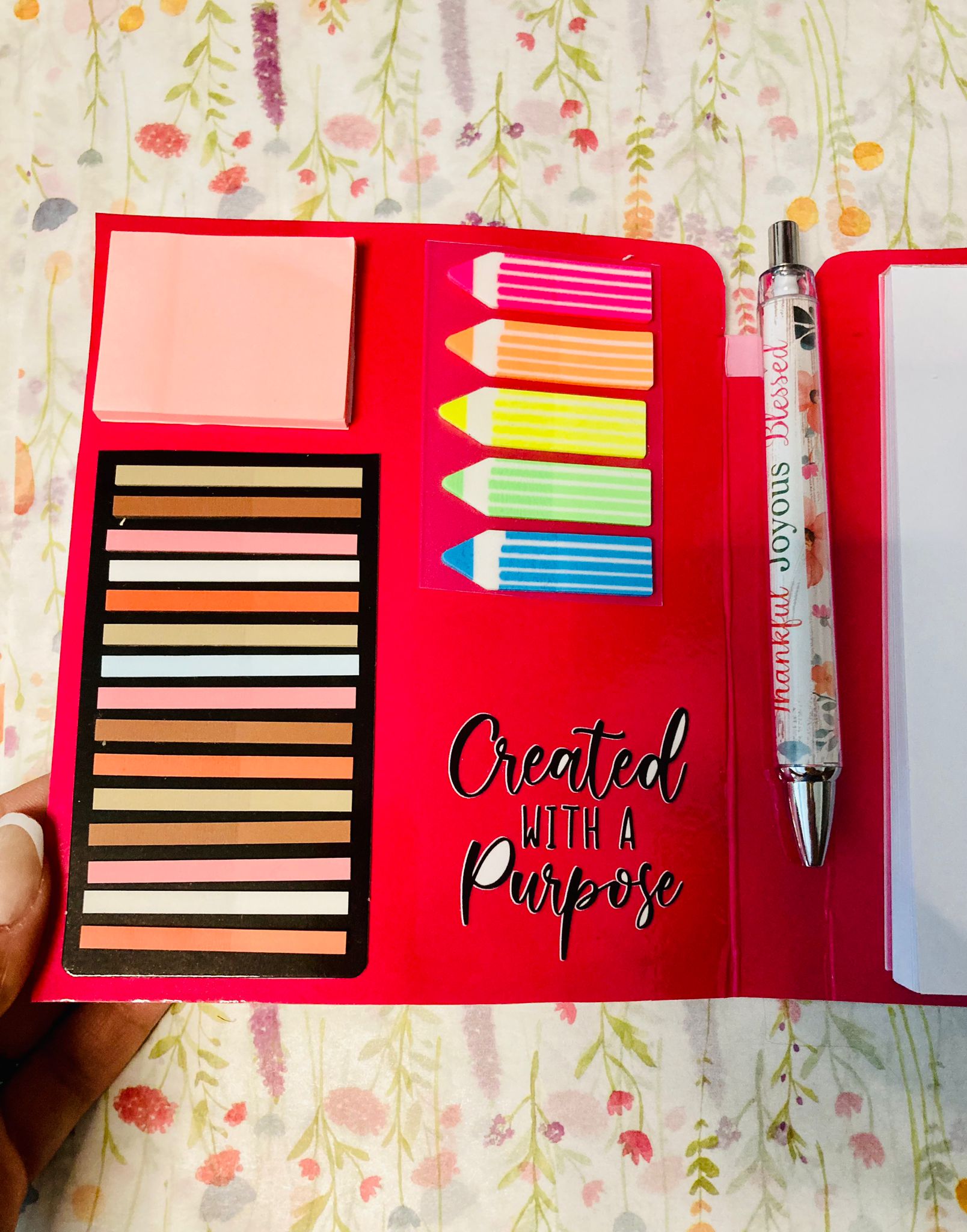 Notebook set: Post it + Notepad (includes the Stabilo Set)