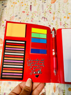 Notebook set: Post it + Notepad (includes the Stabilo Set)