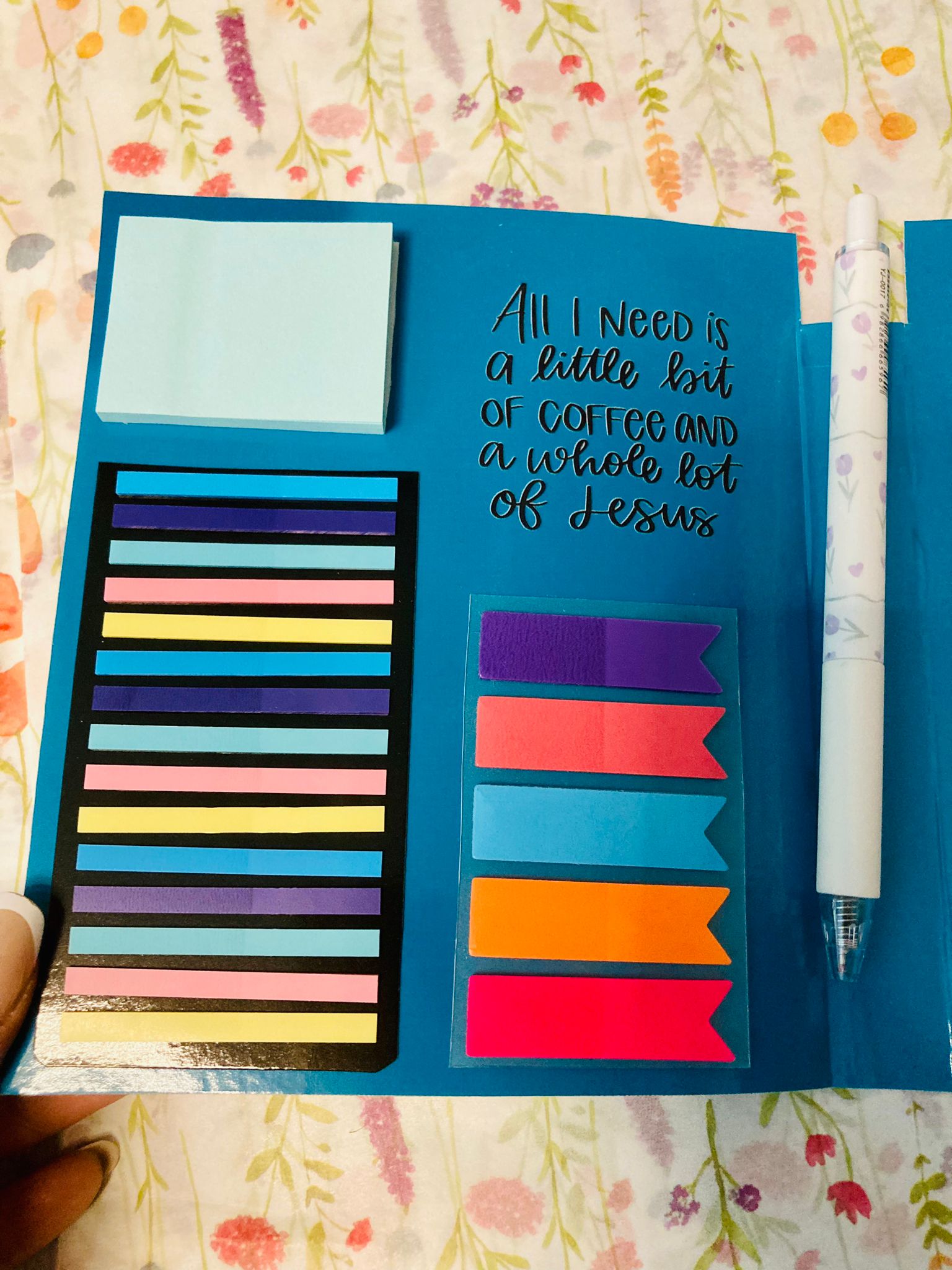 Notebook set: Post it + Notepad (includes the Stabilo Set)