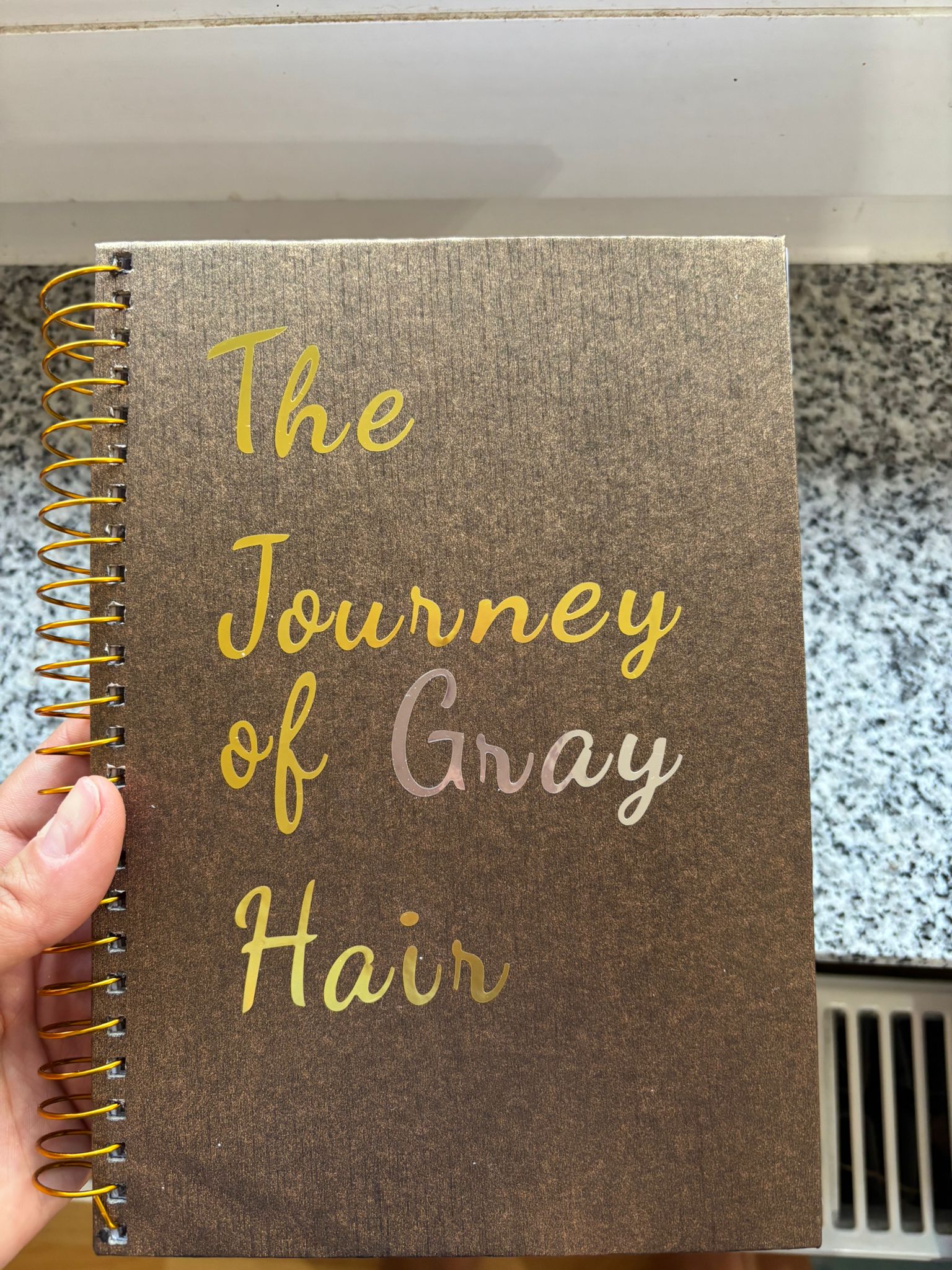English Andachsbuch: The Journey of Gray Hair, Rustic version