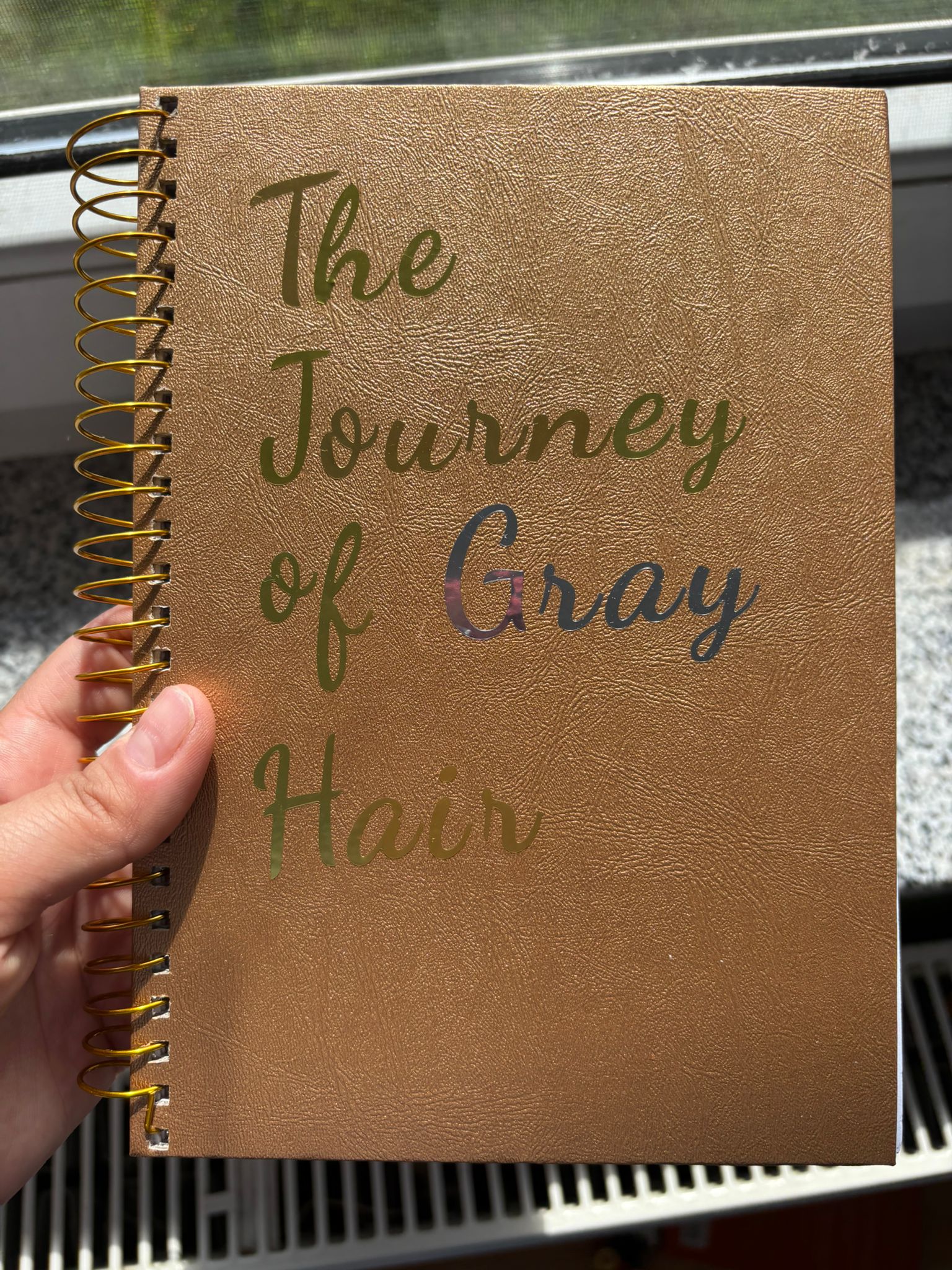 English Andachsbuch: The Journey of Gray Hair, Rustic version