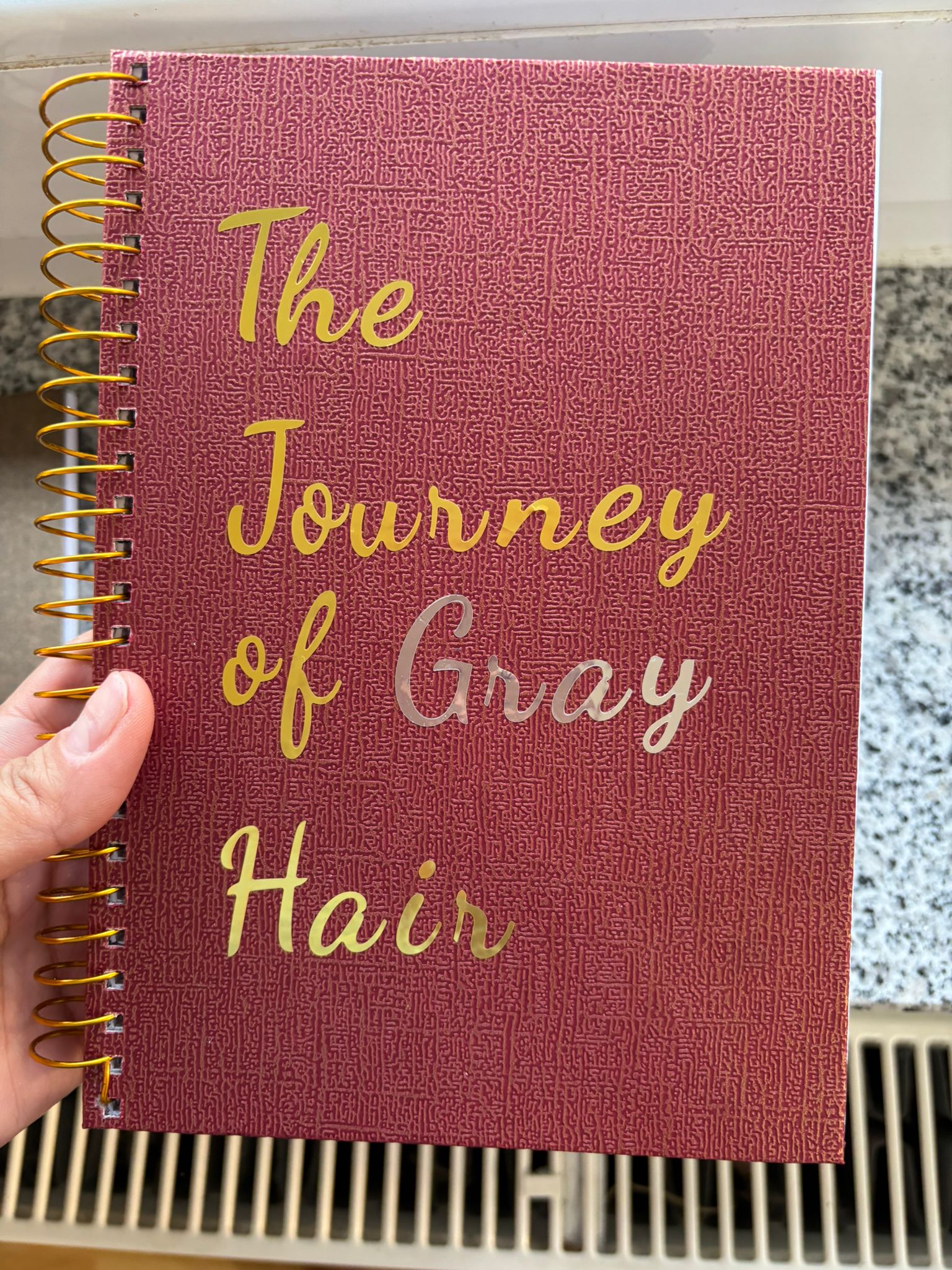 English Andachsbuch: The Journey of Gray Hair, Rustic version